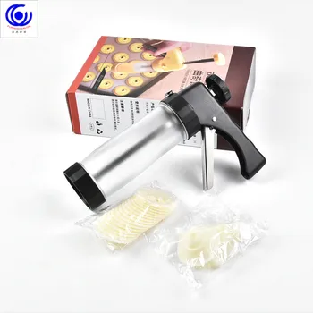 

Cookies Press Cutter mode Baking Biscuits Tools Machine Kitchen tool Bakeware 225ml with 16 flower slices 7 mounting beak
