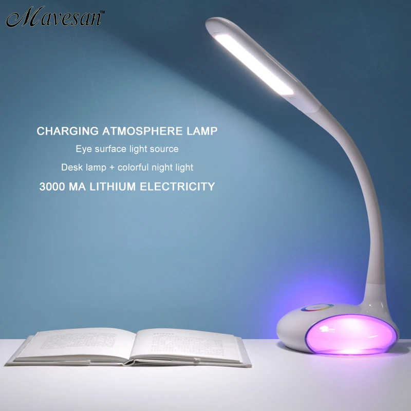 

New Desk Lamps/LED Table Lamp/Reading Lamp/LED Study Lamp/ 5W Smouch Swich 256 Color Adjustment And Dimmer Designart