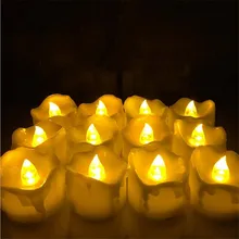 Oblíbená dekorativní LED svíčka, 12 ks