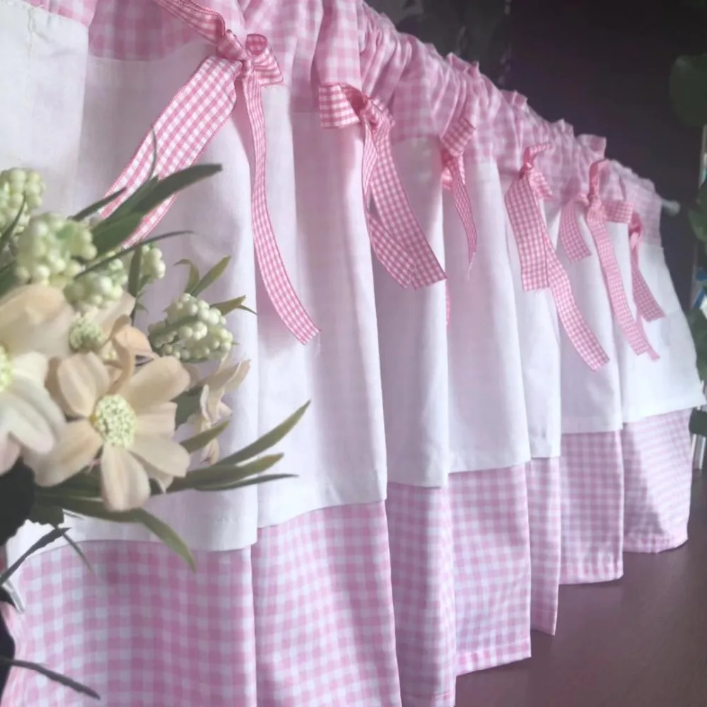 Image result for LAVENDER BLUE PINK PLAID CURTAINS
