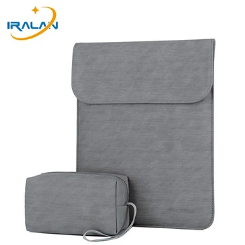 

PU Leather Sleeve Laptop Bag 15.6 For Macbook Air 13 2018 Case Pro Retina 11 14 15 Touch Bar For Xiaomi Lenovo Women Men Cover