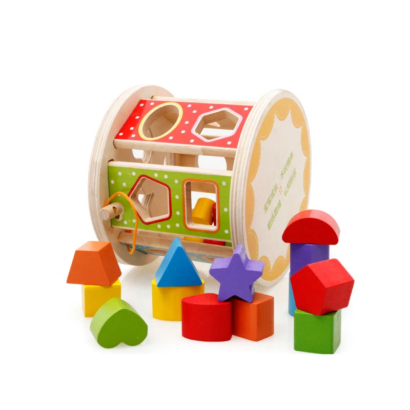 Children Wooden Building Blocks Geometric Shape Intelligence Box Learning Match Classification Learning Toys Gift For Kids Baby Baby-Building : image Children Wooden Building Blocks Geometric Shape Intelligence Box Learning Match Classification Learning Toys Gift For Kids Baby Baby-Building