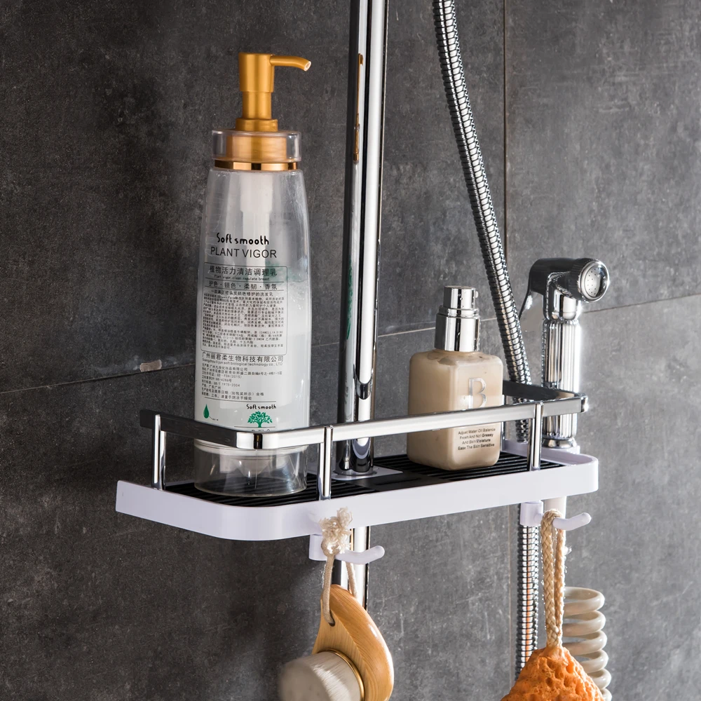 Luxus Kosmetische Aufbewahrungsbox Bad Regal Halter Bad-accessoires Badezimmer Regal Dusche Shampoo MCI3