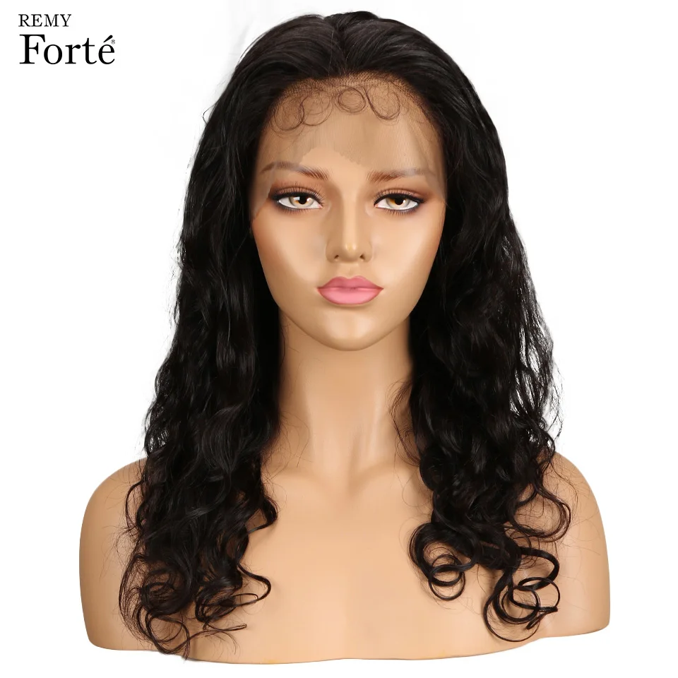 Реми Форте Синтетические волосы на кружеве человеческих волос парики объемная волна человеческих волос парики 360 Синтетические волосы на