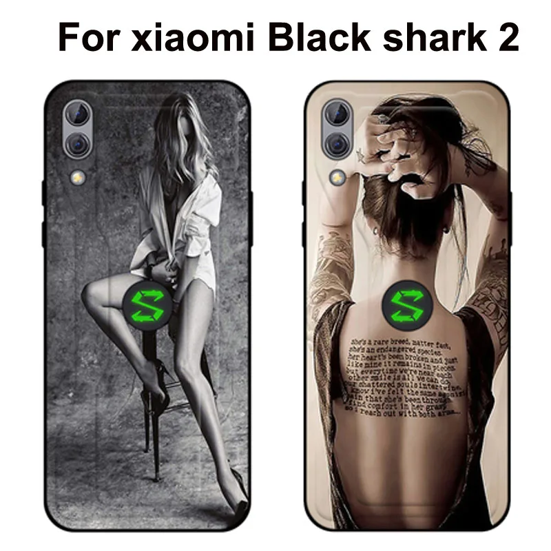 Phone Cases For xiaomi Black Shark 2 cartoon painted clear coque soft Silicone Cover case For BlackShark 2 SKW-A0 shell coque Phone Cases For xiaomi Black Shark 2 cartoon painted clear coque soft Silicone Cover case For BlackShark 2 SKW-A0 shell coque
