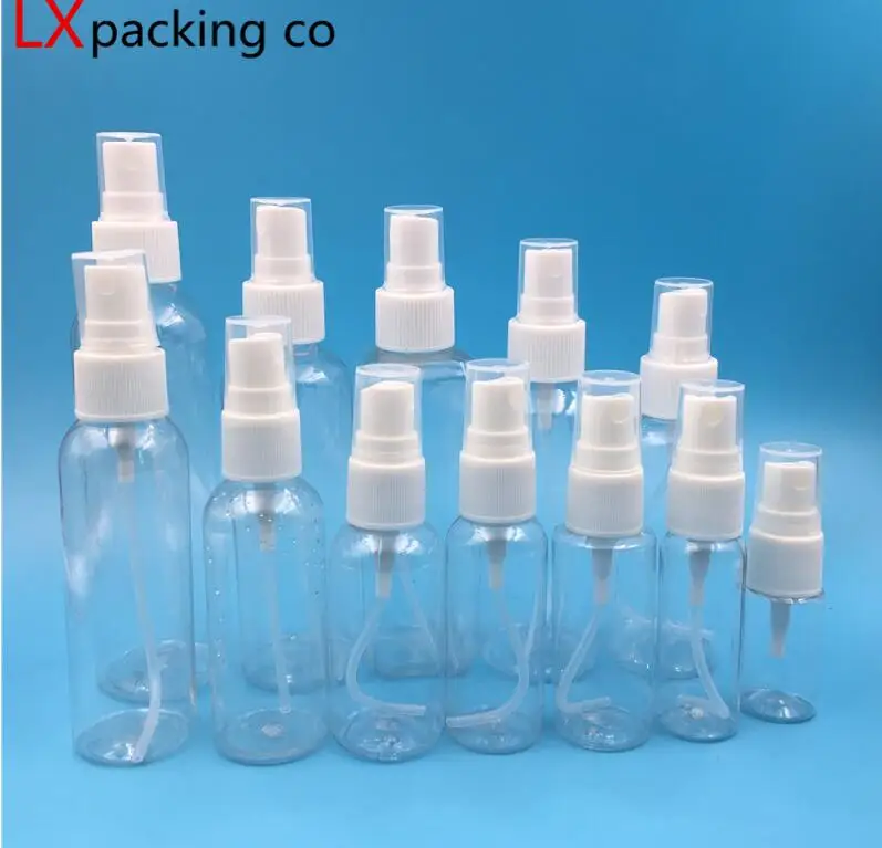 Free Shipping 20ml Clear Lucency Plastic Empty perfume Bottle With White cap Palstic Vaporizador | Красота и здоровье