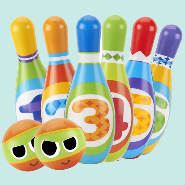 Best Price Kids Mini Cartoon PU Solid Bowling Game Set Toy 6 Pins with 2 Balls Indoor Outdoor Play Interaction Leisure Educational Toys Best Price Kids Mini Cartoon PU Solid Bowling Game Set Toy 6 Pins with 2 Balls Indoor Outdoor Play Interaction Leisure Educational Toys