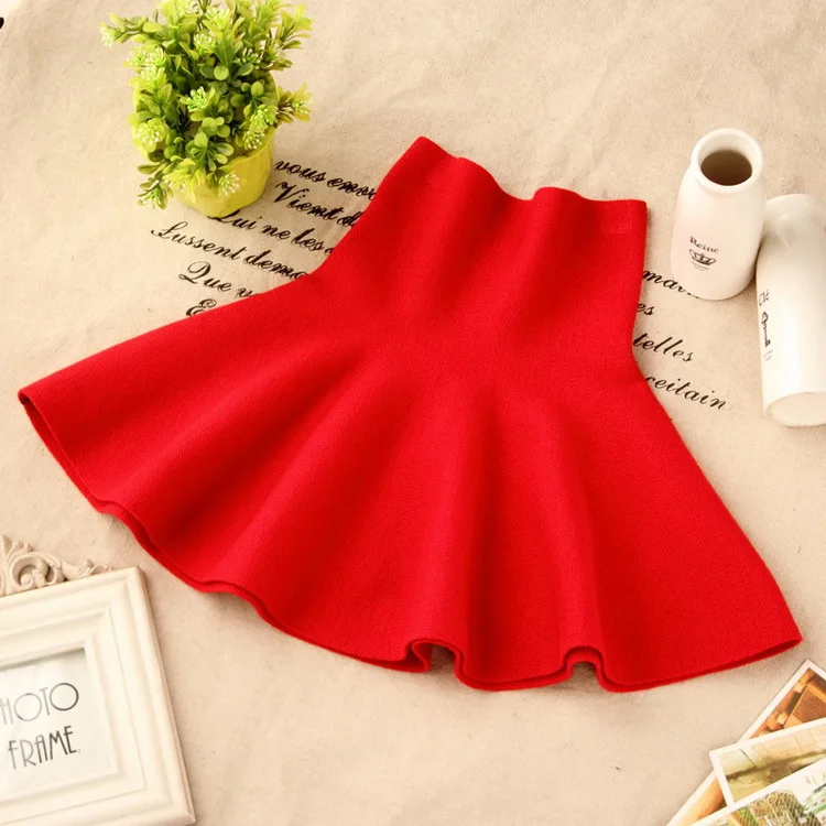 2018 New Girls Spring & Summer Solid Skirts Girls High Waist tutu Skirt Baby Girls Party Skirts Kids Brand ,LC082
