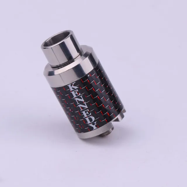 XFKM Kennedy 22 RDA 22mm carbon fiber atomizer Vaporizer for 510 box Mod tank vapor Electronic