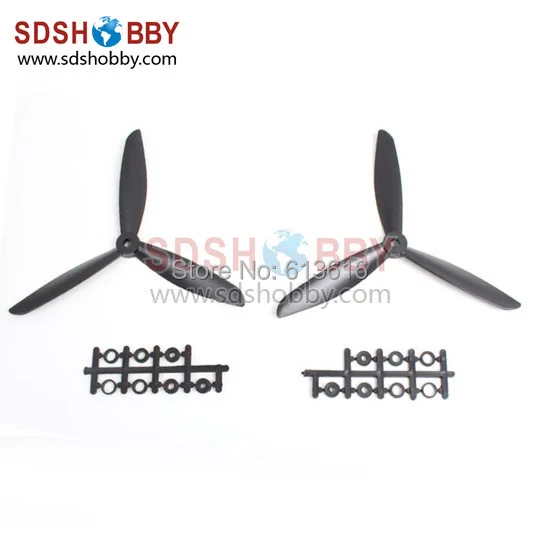 One Pair 7045 3 Blades Colored Clockwise and Counterclockwise Propellers 7 4 5 for Quadcopter X450