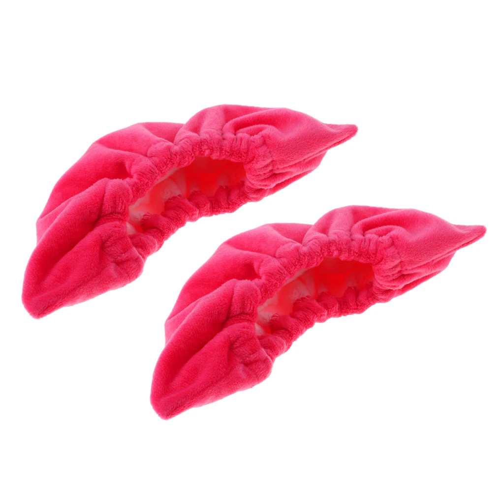 1 Pair Soft Terry Cloth Ice Hockey Blade Cover Skate Blade Guards For Ice Skates hockey Extreme Walking Soaker Skate Soakers