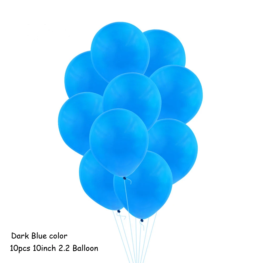 Первый день рождения мальчик воздушные шары День рождения украшения Дети конфетти синие шары ребенок душ мальчик papr гирлянда буквы воздушные шары - Цвет: 10pcs 2.2g Dblue
