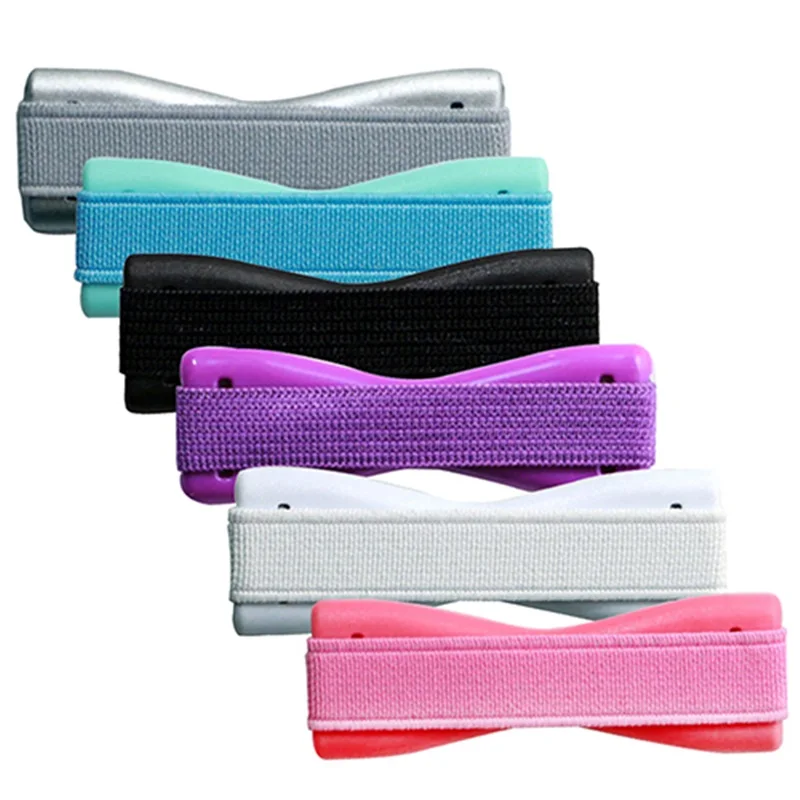 For iPhone Samsung huawei Finger Sling Grip Elastic Band Strap Universal Phone Holder Stand for Mobile Phones Tablets