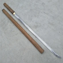 High Quality Stick Jian Sword Katana Groove Very Sharp Damascus Steel Blade Nice