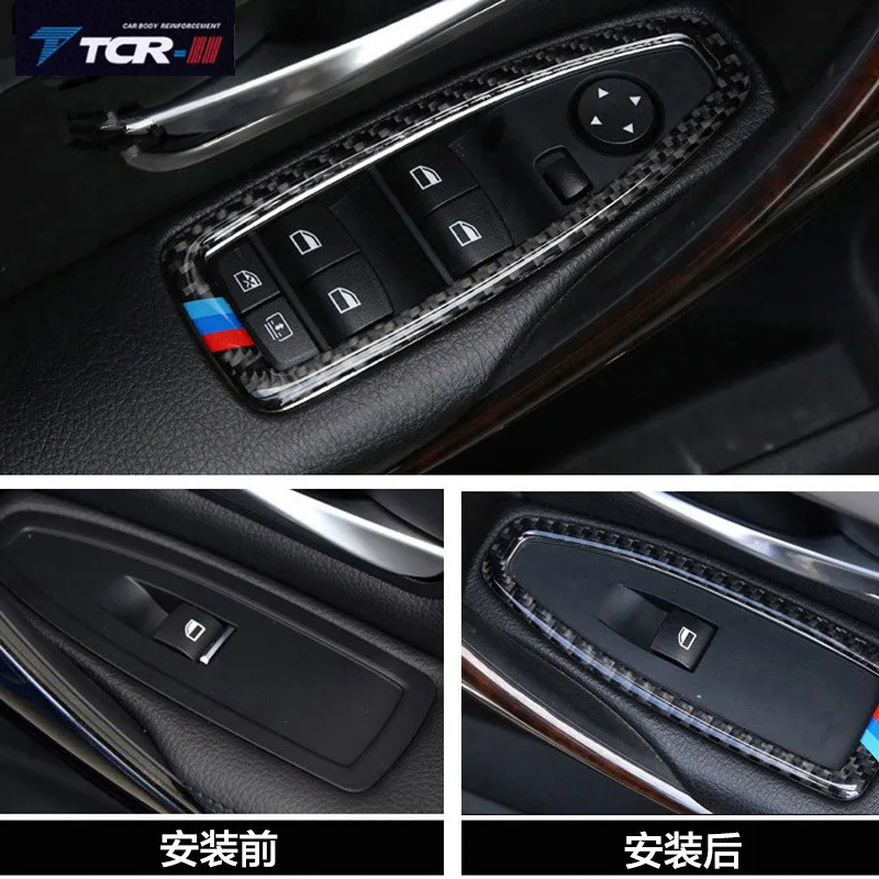 Стайлинг автомобиля для BMW F20 F21 F30 F34/ 1 серия 2 3 Серия gt панель стеклоподъемника из