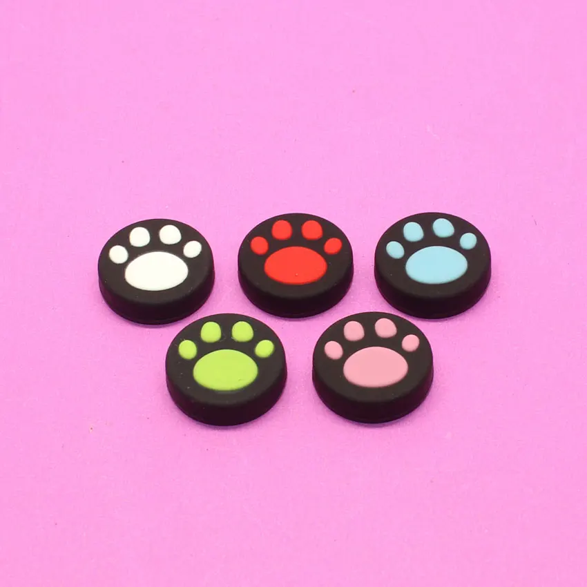 

YuXi 2pcs Silicone Rubber Joysticks CapThumb Stick Grip Cover For Switch Joy-Con Analog Controller