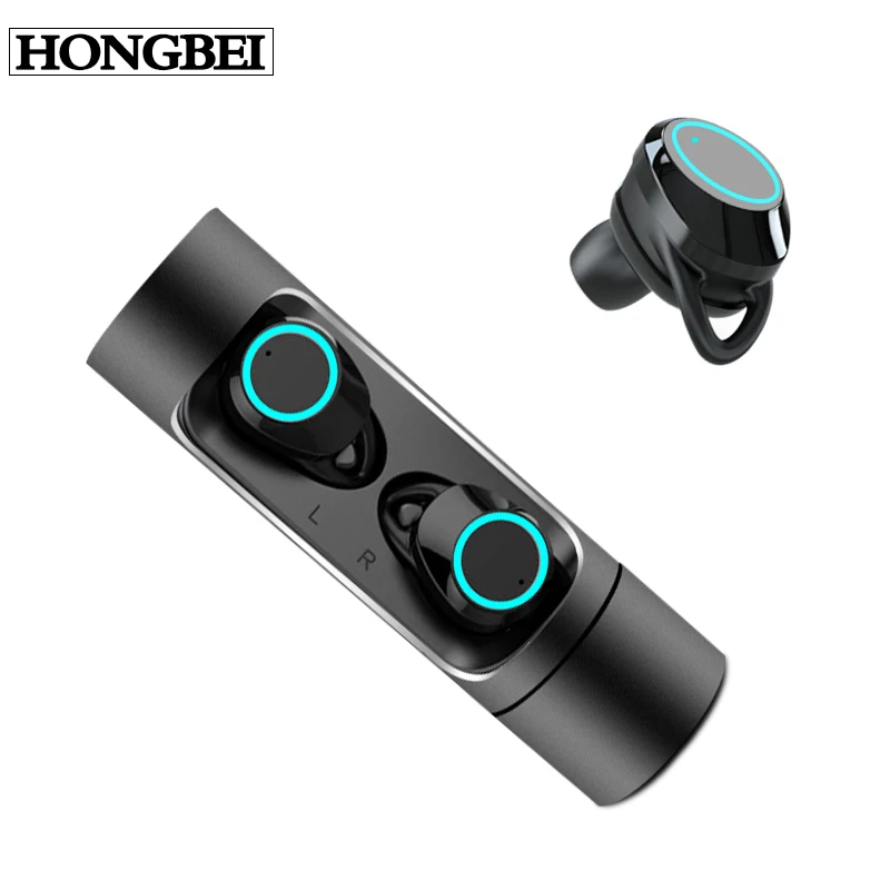 

X8 TWS bluetooth headset stereo IPX7waterproof in-ear bluetooth5.0 noise-canceling headset dual microphone with charging box