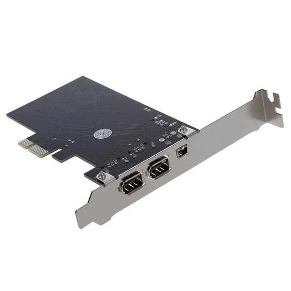 firewire контроллер Express x1 PCI-E FireWire 1394a IEEE1394 карты контроллера 3 Порты и разъёмы для рабочего стола