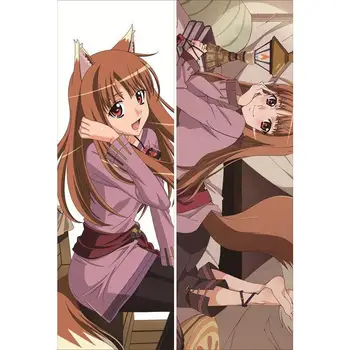 

New Sexy Girl Japanese Characters Anime Spice and Wolf Throw Otaku Dakimakura Gifts Bedding Hugging Body Pillow Case 150x50 CM