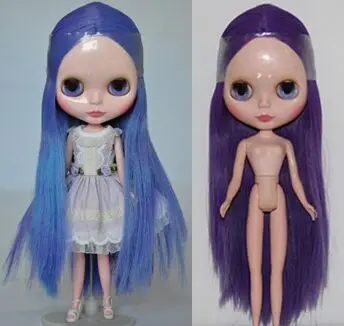 

Blyth doll, change color hair, blue to purple when low temperature, be fit for customize doll, general skin GG37