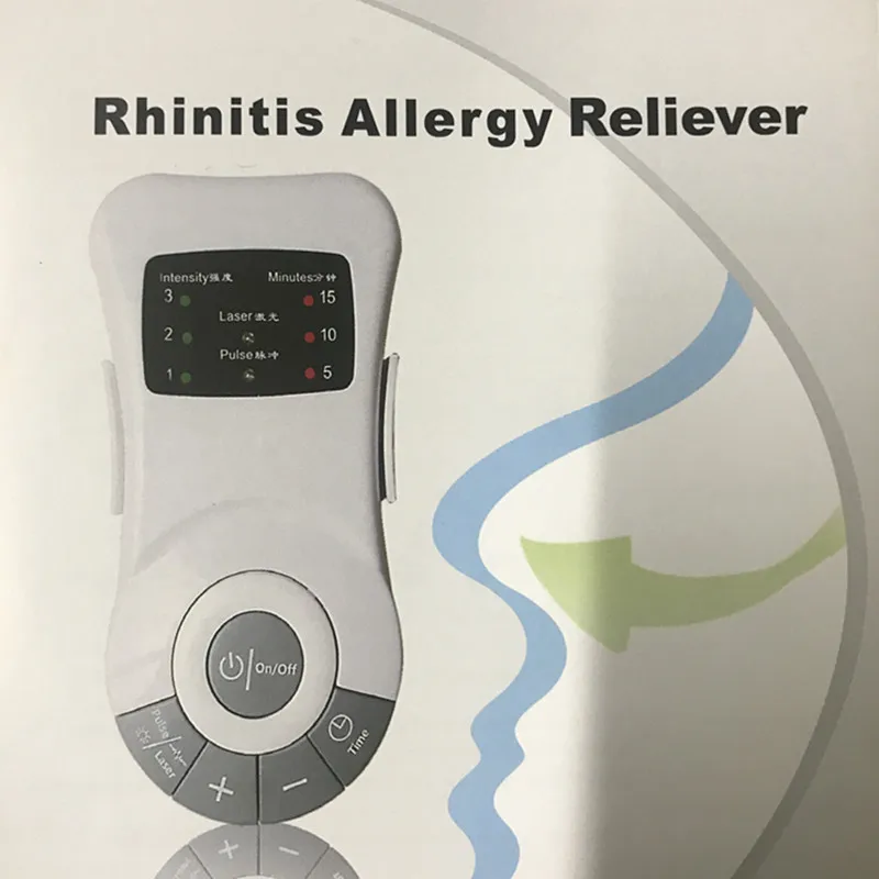 2 в 1 лазер+ пульс для носа, для лечения ринитов лечение аллергии антихрап аппарат синусит терапия массаж клип здоровье