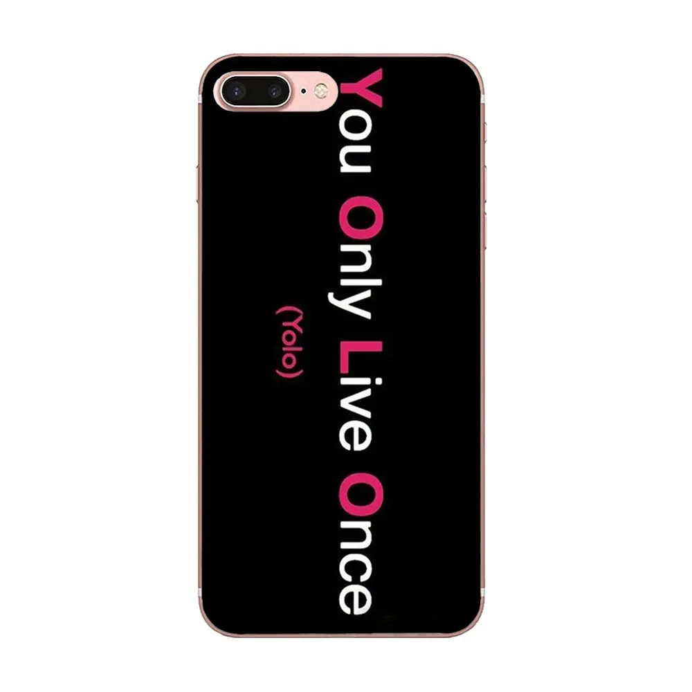 TPU Оригинал You Only Live Once Yolo принт для Galaxy J1 J2 J3 J330 J4 J5 J6 J7 J730 J8 2015 2016 2017 2018 mini