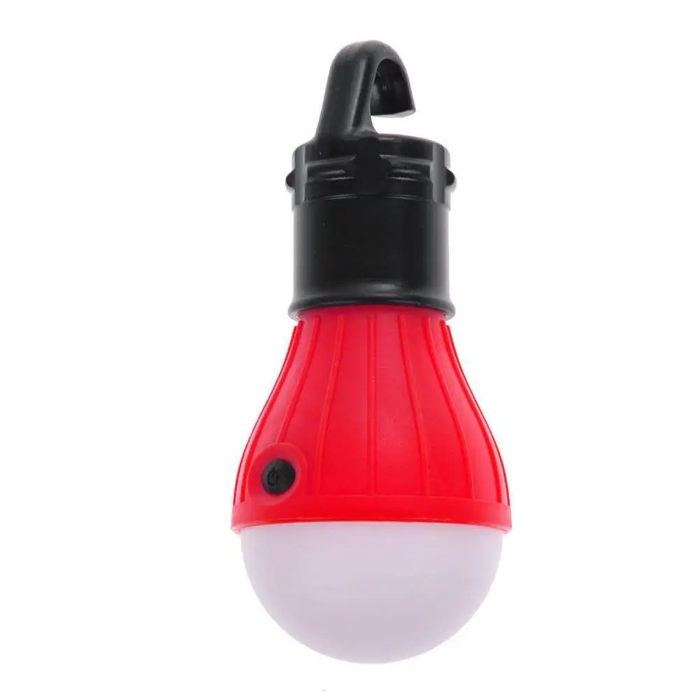Открытый Отдых лампы Палатка Лампа фонарь фонарик висит плоский светодиодный фонарь 3 Режим Регулируемый фонарь AAA Батарея ABS - Мощность в ваттах: Red