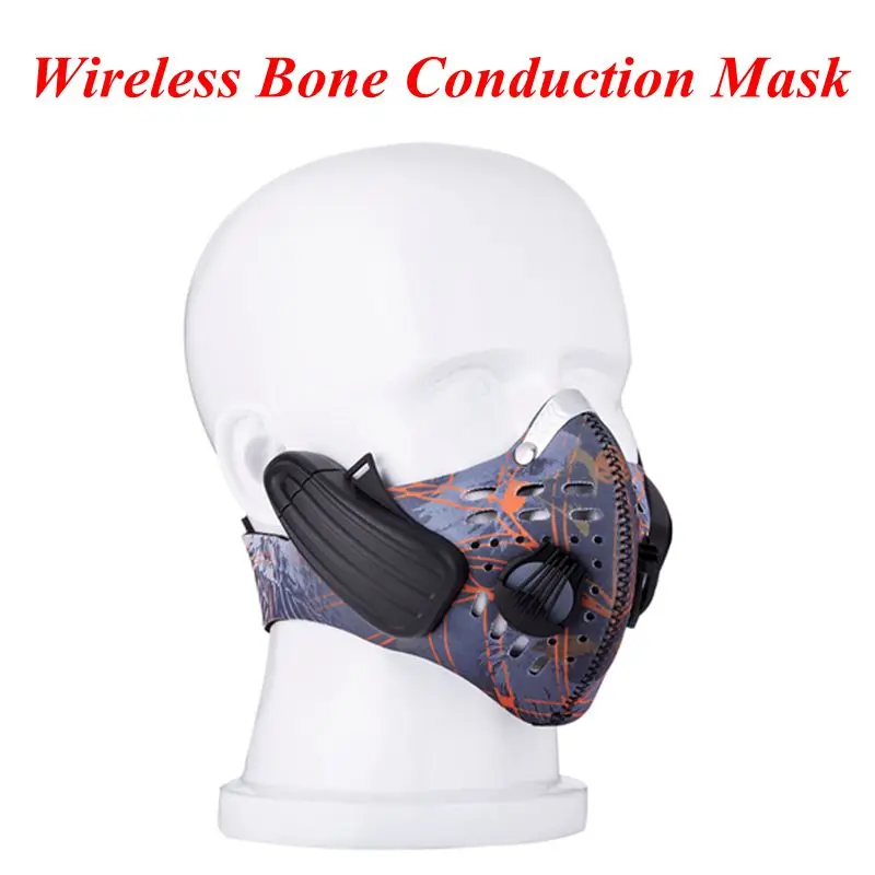 

LEAD-OUT BluetoothV4.1 wireless earphones sports masks dustproof stereo Portable Perfect Design bone conduction headphones