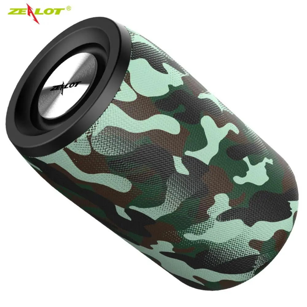 

Bluetooth 5.0 Subwoofer Mini Speaker For ZEALOT S32 HIFI Diaphragm Waterproof Audio Outdoor Support TF Card Mini Speaker
