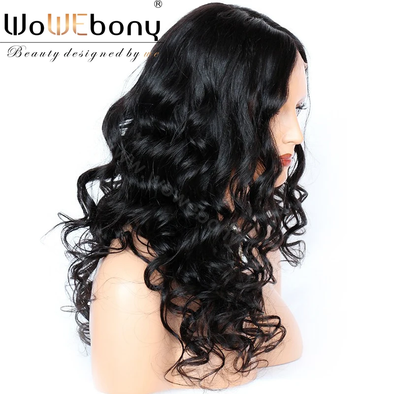 

Lace Front Human Hair Wigs With Baby Hair Brazilian Remy Hair Wavy 13*4 Lace Front Wig For Women Pre-Plucked Wig