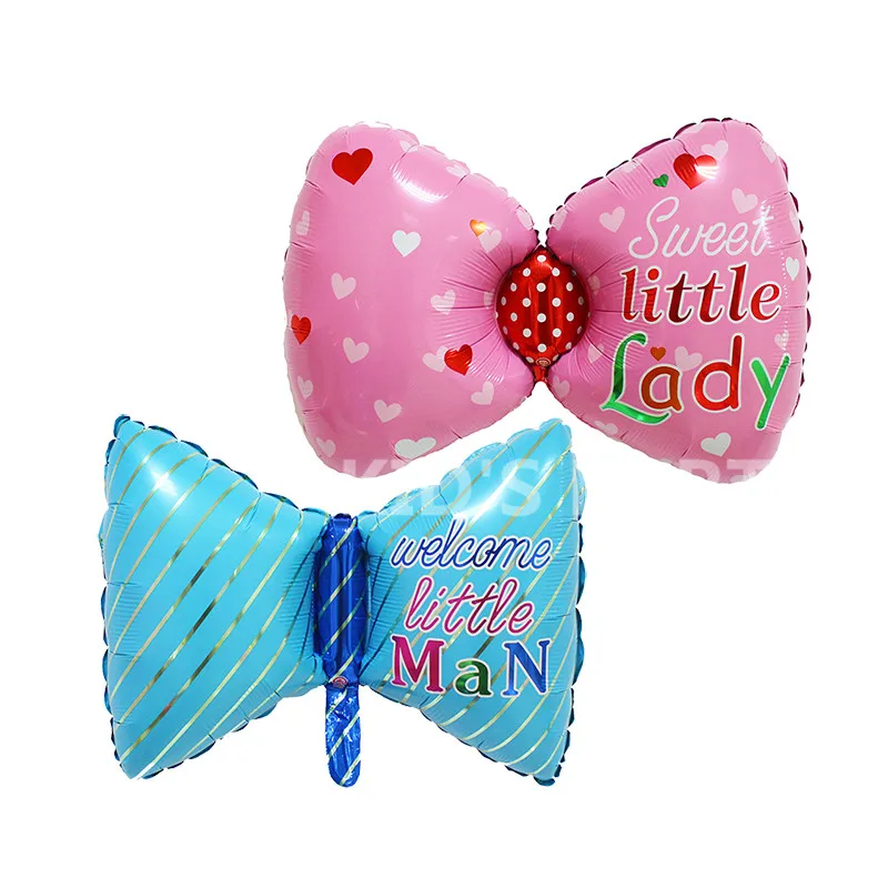 Foil Balloon Baby Shower Bow or Bowtie
