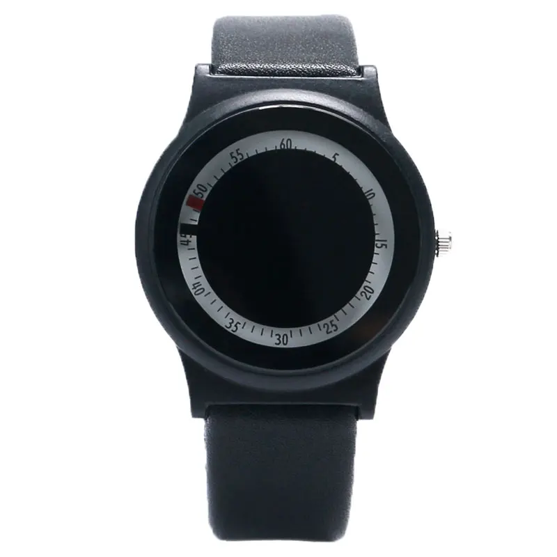 

Simple Turntable Dial Design Noctilucent Case Wrist Watch Men Women Quartz Watches Hot Mens watch relogio masculino W04410