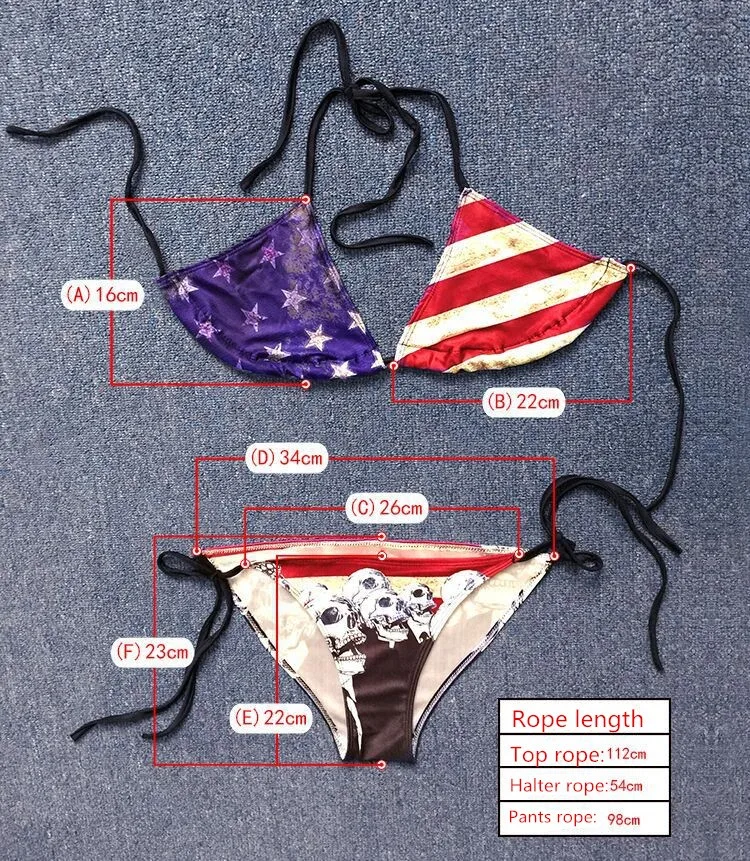 purple bikini set NADANBAO 2021 Bikini Mujer Swimwear Women Swimsuit Swimwear 3D Spain Flag Printed Micro Bikini Set Summer Beachwear Bathing suit red bikini set