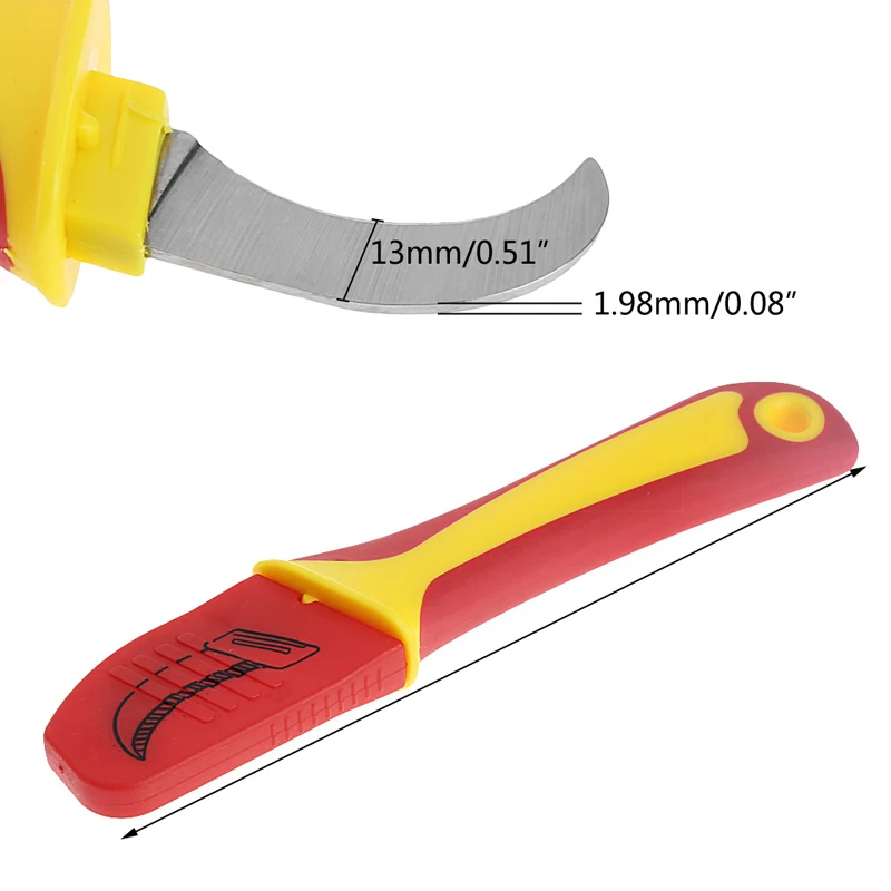 1 шт. нож электрика отрезной инструмент Ремонтный инструмент крюк нож пластиковая рукоятка ручные инструменты