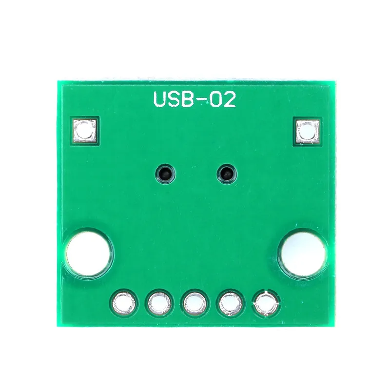 251020Pcs Mini USB to DIP 2.54mm Adapter Connector Module Board Panel Female 5-Pin Pinboard 2.54mm Mini USB PCB Type Parts (5)