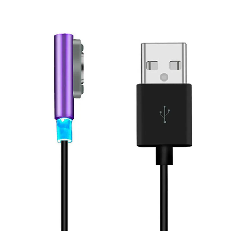 YKSO High Quality Magnetic Charging Data Cable Digital Cables USB Charger Adapter For Sony Xperia Z3 L55t Z2 Z1 Data Cable (2)