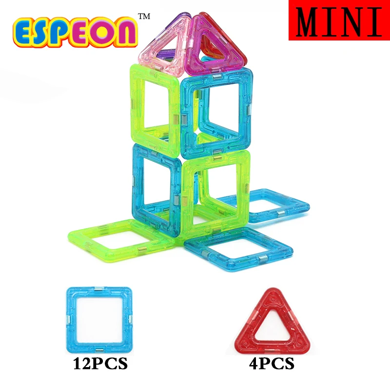 16PCS Mini Enlighten Bricks Tower Educational Designer Toy DIY