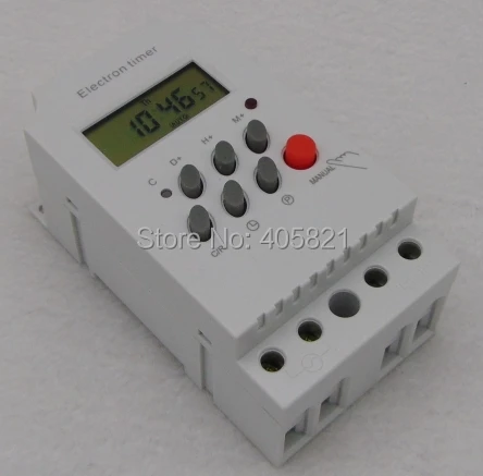 

Digital LCD Programmable Electronic Timer Switch AC 220V 25A KG316T-II