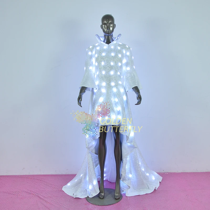 LED luminous dress banquet light emitting clothing