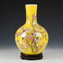 Jingdezhen ceramics antique vase Chinese style living room furnishing articles gifts home decoration arts and crafts