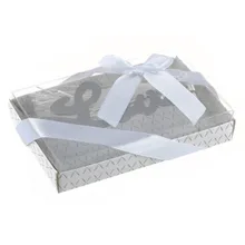 Свадебные сувениры Любовь Закладка с буквами вечерние кисточки из нержавеющей стали серебро