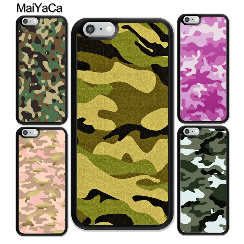 MaiYaCa Army Camo Camouflage Pattern Soft Rubber Mobile Phone Cases For