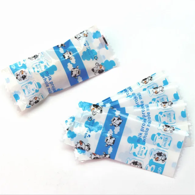 200 Pcs Dairy Handmade DIY Nougat Sugar Plastic Bag Food Packing Candy Wrapping Bakery Bags Style 11