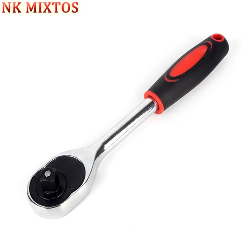 

NK MIXTOS 1PC 3/8 Ratchet Socket Wrench For Socket 72 Teeth Quick Release Square Head Spanner Socket Drive Hand Tools