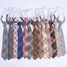 JK лук японская/Корейская школьная форма милые девушки женская японская форма JK шеи галстук Классическая Корона темно-синий галстук Стиль Косплей