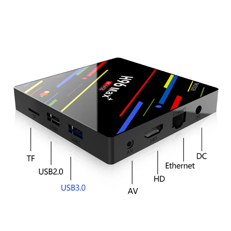 H96 Max Plus Android 8 1 ТВ приставка WiFi RK3328 Смарт android 2 ГБ + 16 Гб четырехъядерный 4 K