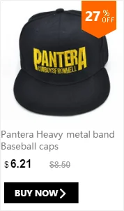 Pantera, бейсбольные кепки с тяжелым металлическим буквенным принтом, ковбойская Кепка в стиле Hell rock, хип-хоп, модная мужская и wo Мужская бейсболка