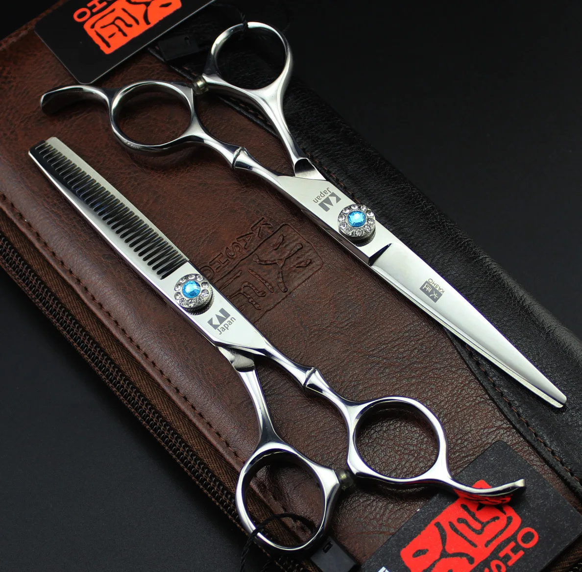 

6'' Japan Kasho TOP GRADE Golden Hairdressing Scissors 440C 62HRC Barbers