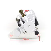 Мотоцикл дисковый тормозной суппорт тормозные колодки наборы для Honda WH100 SCR100 GCC100 WH 100 запасные части