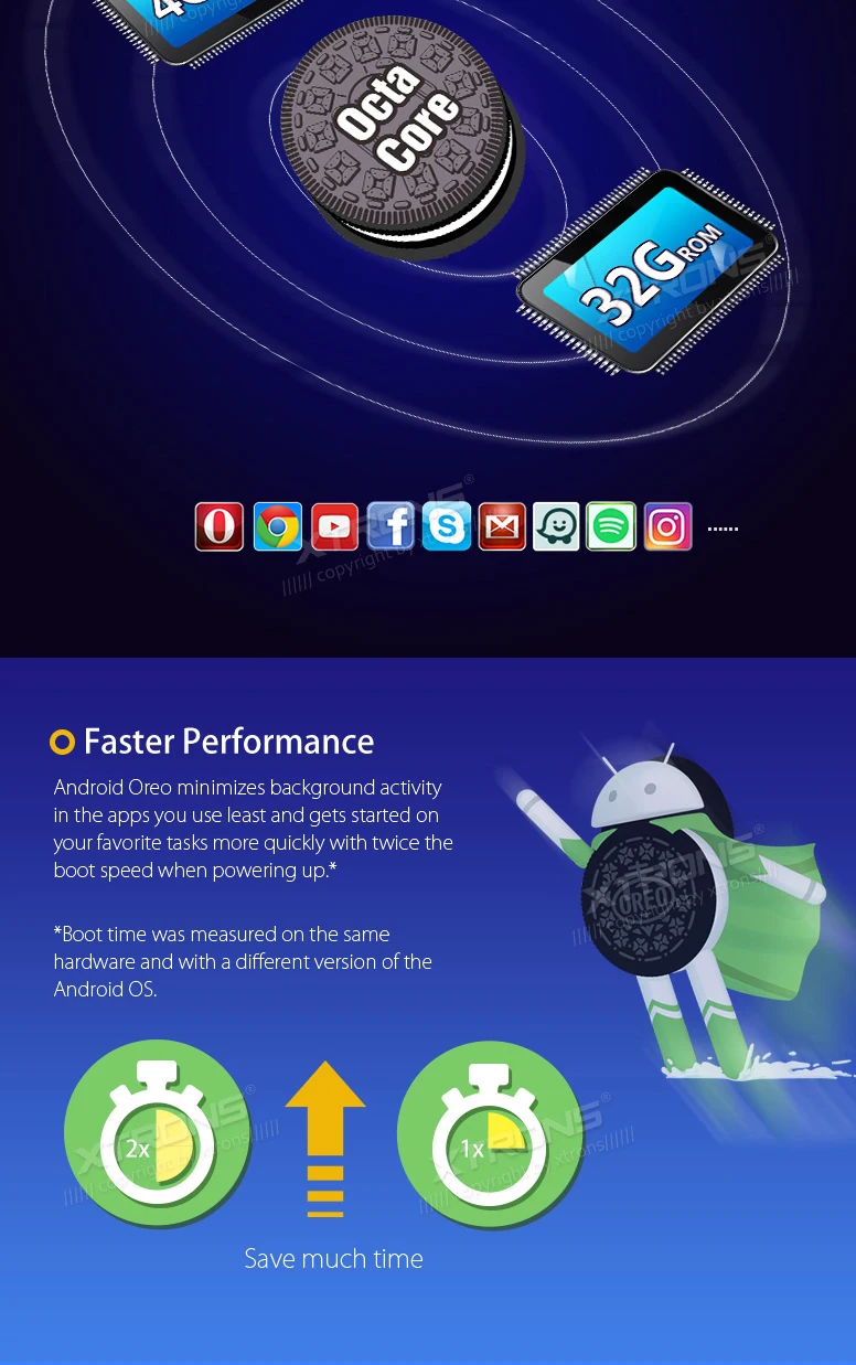 Sale 9" Android 8.0 Octa Core 4GRAM Car Player Radio GPS No DVD for vw Volkswagen Golf Plus Passat CC Touran Tiguan Sharan Skoda Seat 11